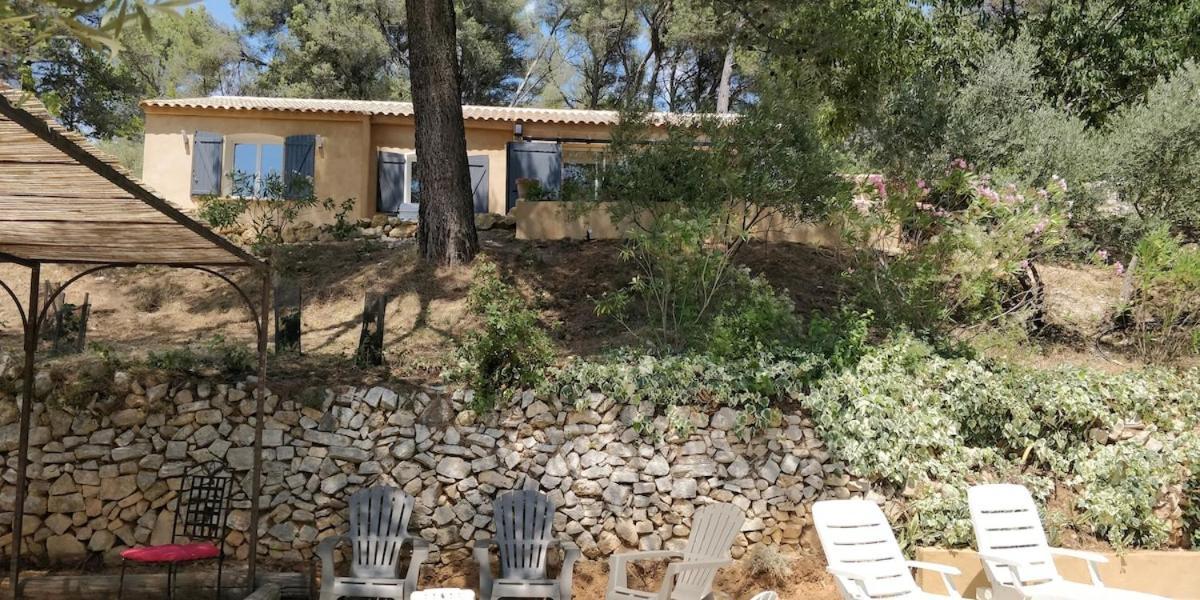 Villa Cigalons En Pleine Pinede Avec Piscine Chauffee De Mai A Septembre Auriol Buitenkant foto