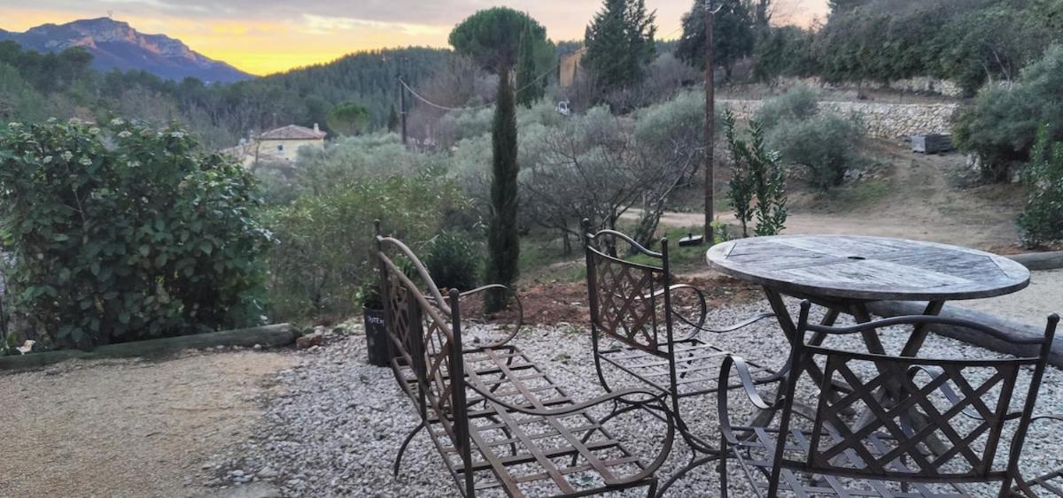 Villa Cigalons En Pleine Pinede Avec Piscine Chauffee De Mai A Septembre Auriol Buitenkant foto